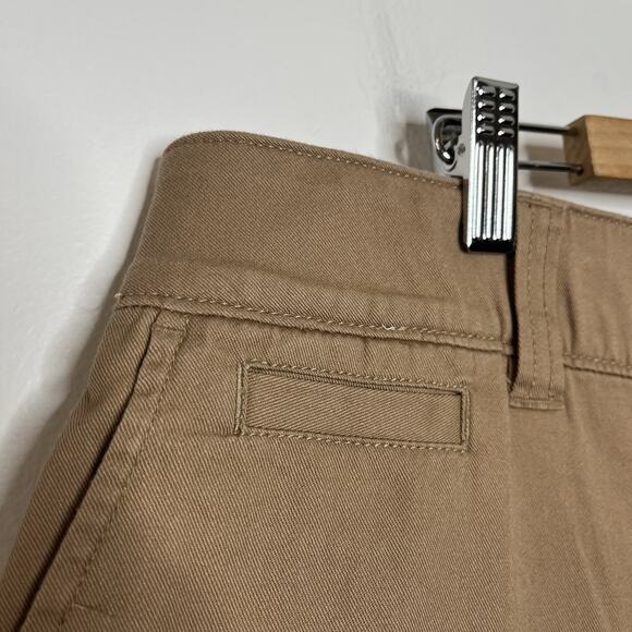 Lane Bryant Straight Leg Chino Pants Khaki Tan Womens Size 18 Career Neutral - Picture 2 of 6